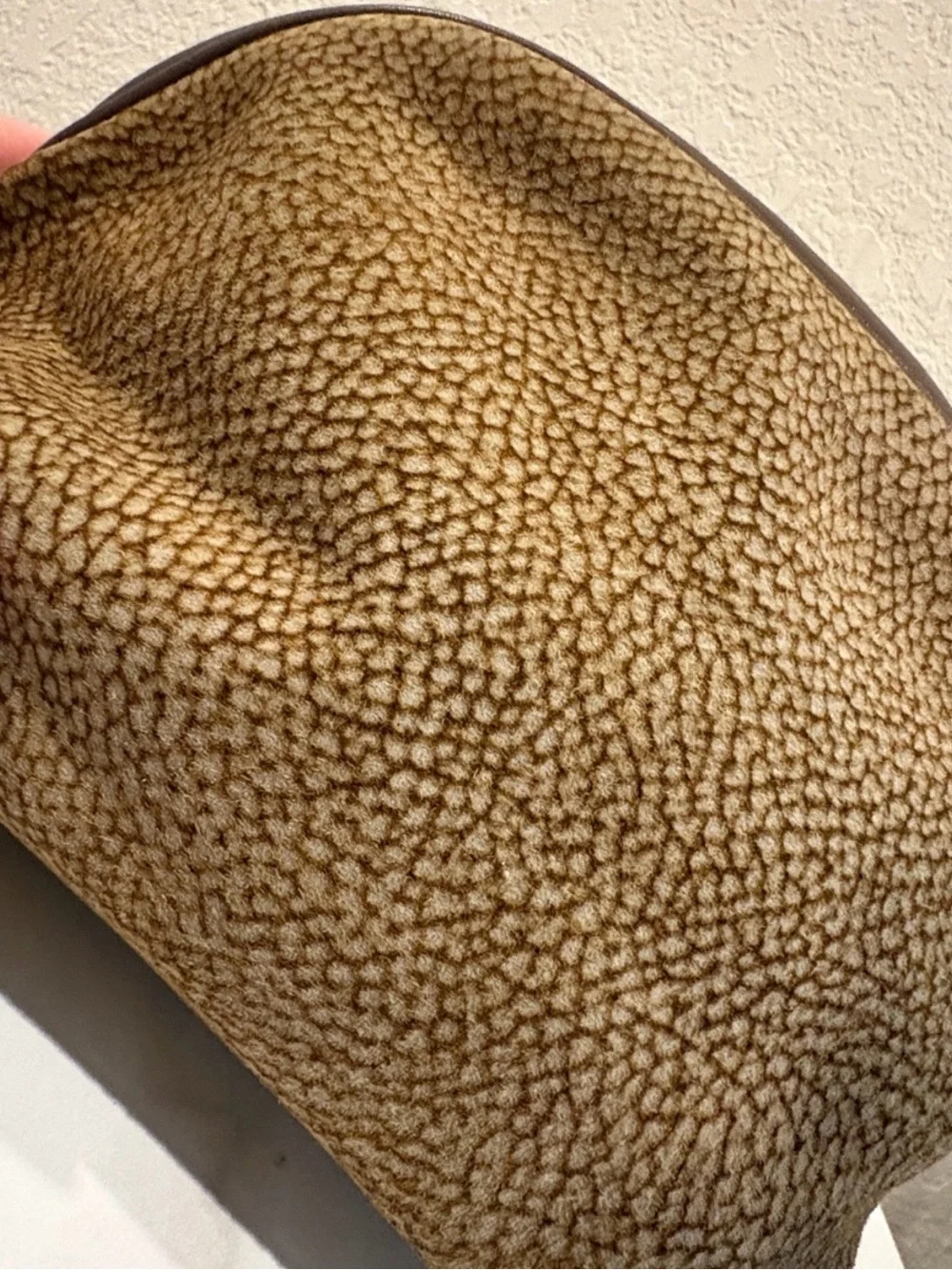 Borbonese Vintage Redwall Cosmetic Bag Clutch